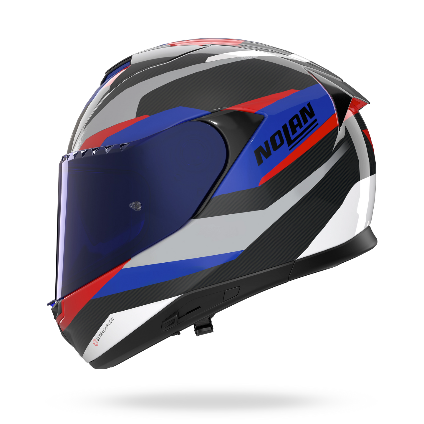 Nolan casco integrale X-904 ULTRA CARBON CALIBRO Antracite / Blu / Rosso