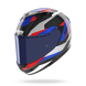 Nolan casco integrale X-904 ULTRA CARBON CALIBRO Antracite / Blu / Rosso - vista 3/4