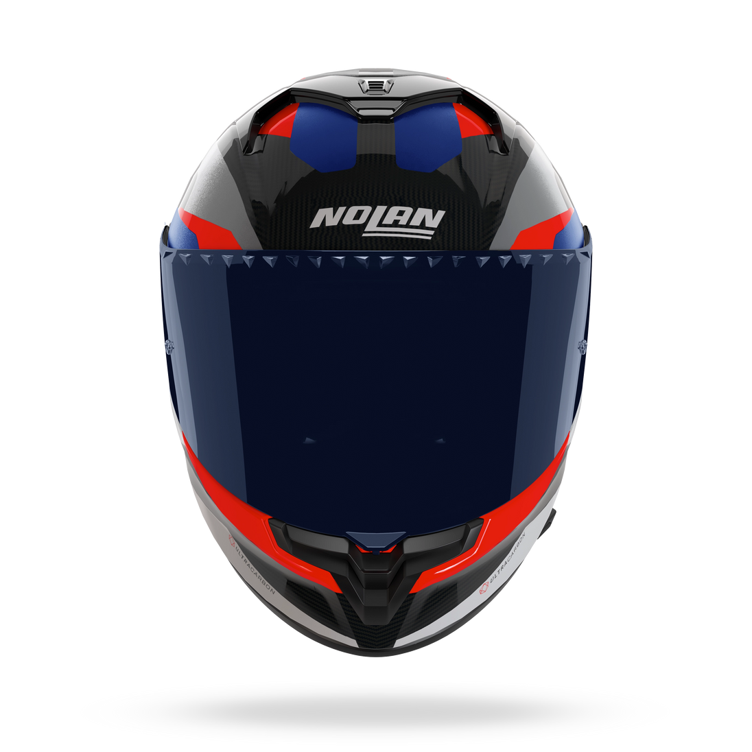 Nolan casco integrale X-904 ULTRA CARBON CALIBRO Antracite / Blu / Rosso