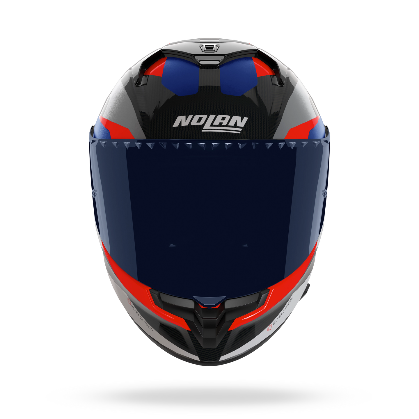 Nolan casco integrale X-904 ULTRA CARBON CALIBRO Antracite / Blu / Rosso