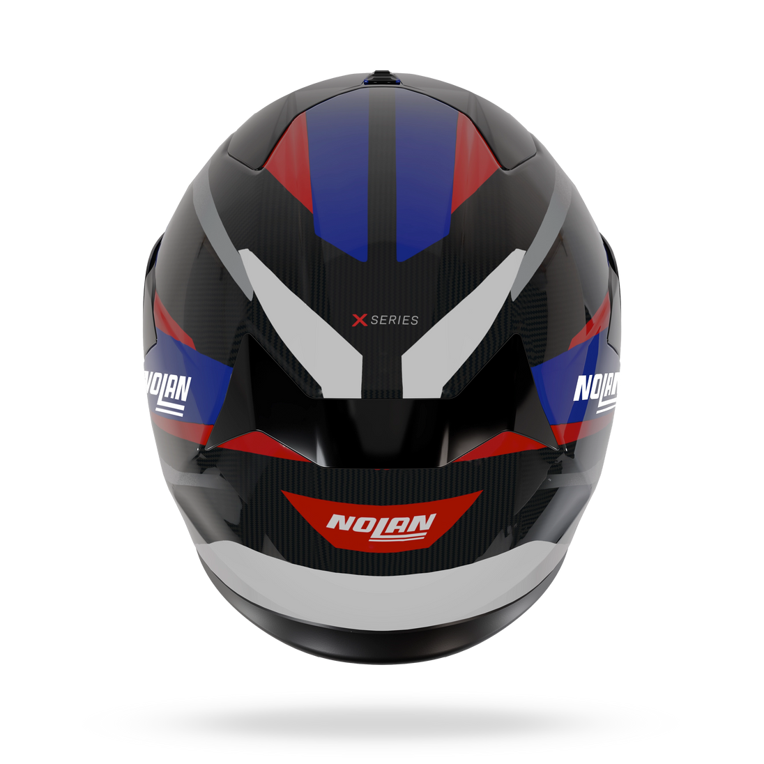 Nolan casco integrale X-904 ULTRA CARBON CALIBRO Antracite / Blu / Rosso