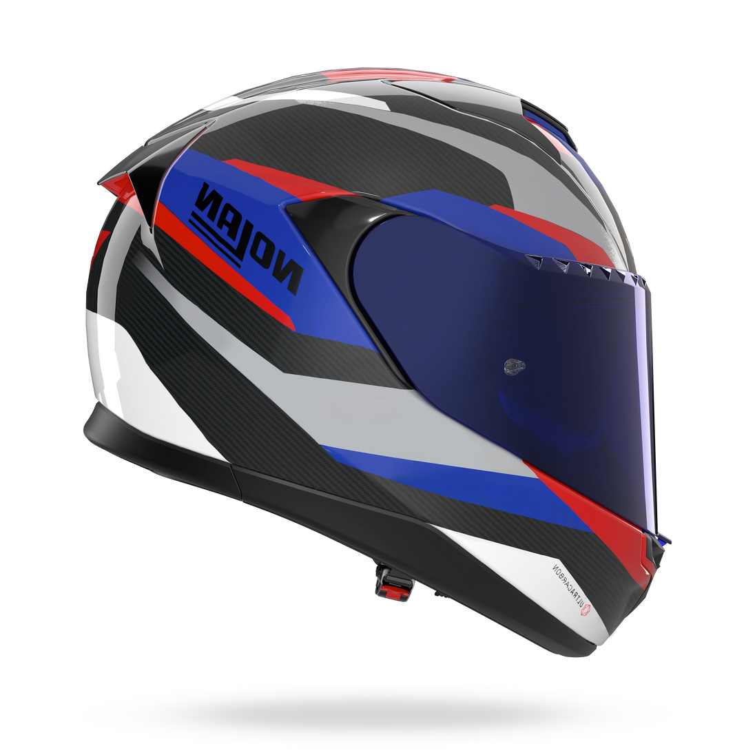 Nolan casco integrale X-904 ULTRA CARBON CALIBRO Antracite / Blu / Rosso