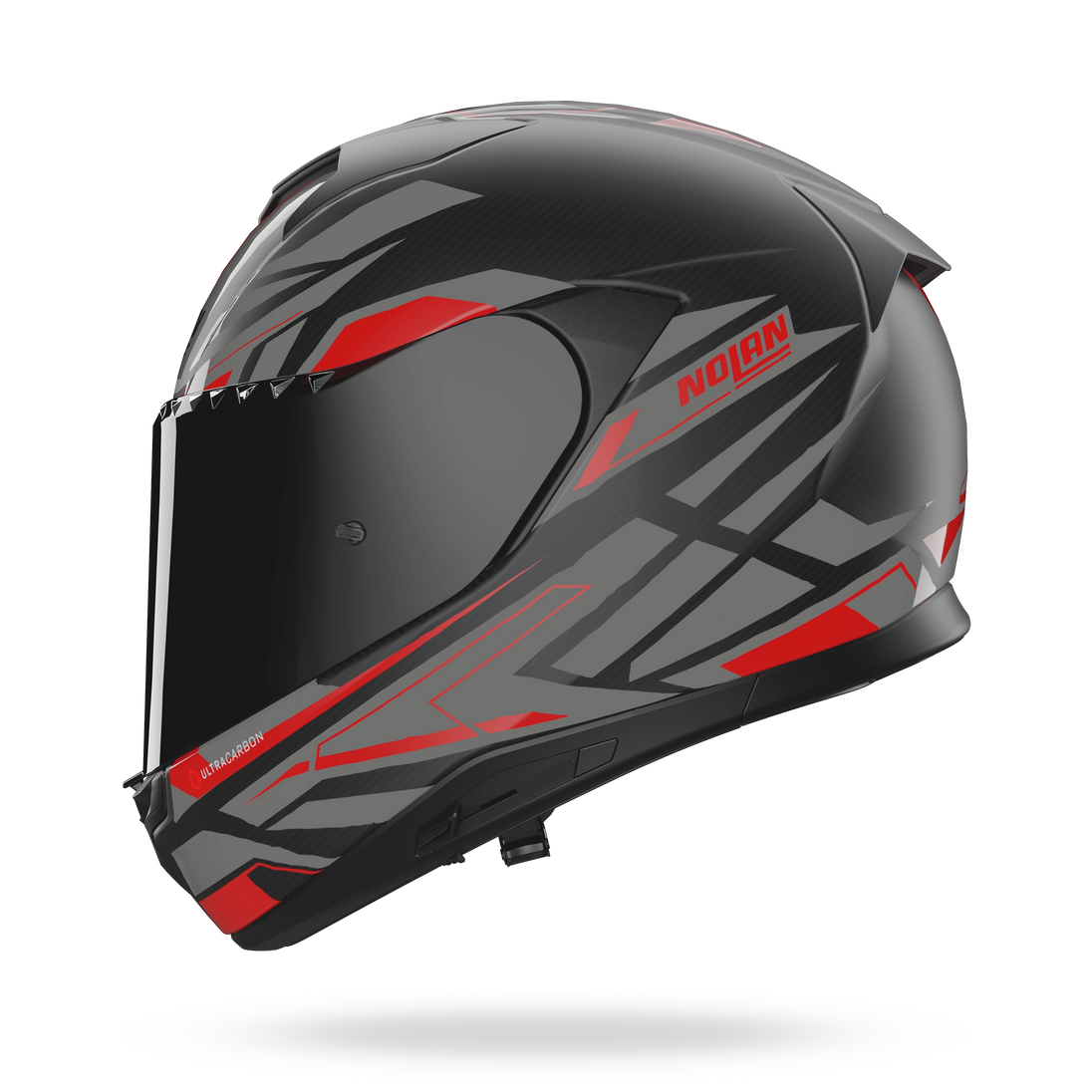 Nolan casco integrale X-904 ULTRA CARBON ROMBO Antracite / Rosso - XS