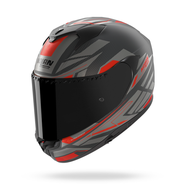Nolan casco integrale X-904 ULTRA CARBON ROMBO Antracite / Rosso - XXS