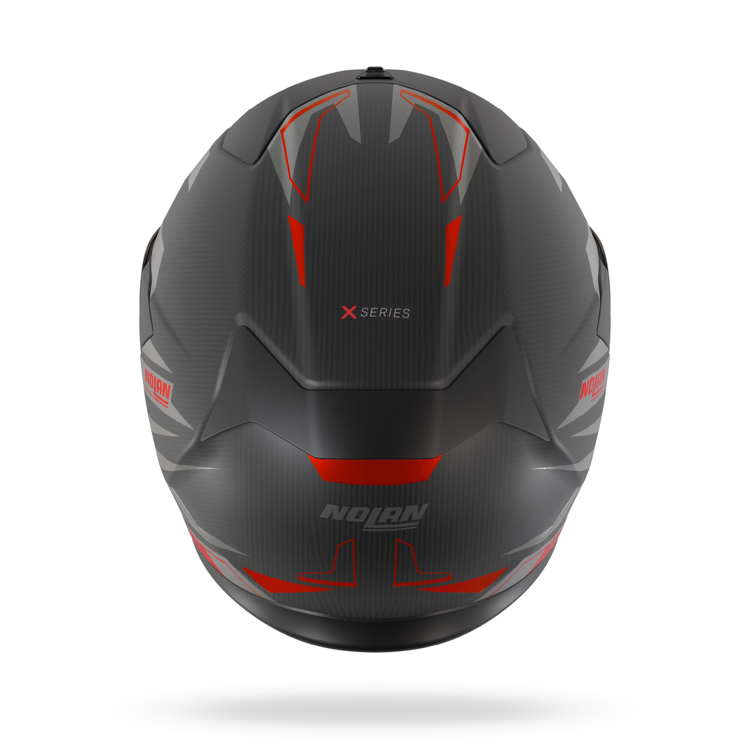 Nolan casco integrale X-904 ULTRA CARBON ROMBO Antracite / Rosso - S