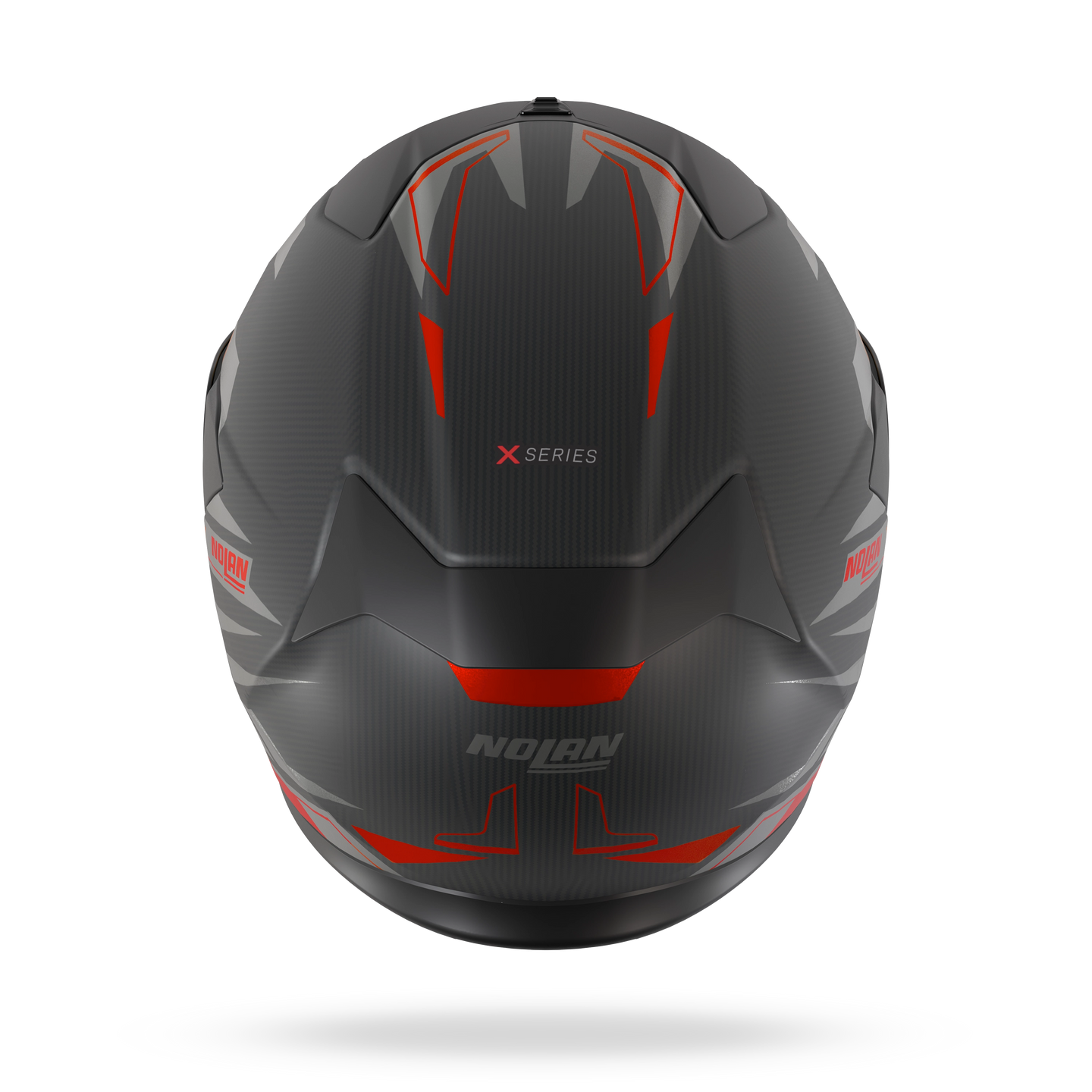Nolan casco integrale X-904 ULTRA CARBON ROMBO Antracite / Rosso - S