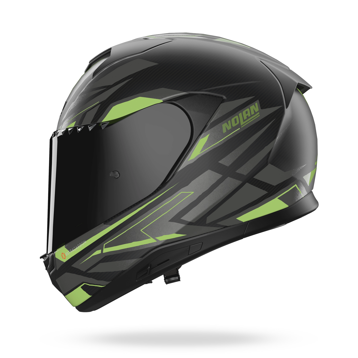 Nolan casco integrale X-904 ULTRA CARBON ROMBO Antracite / Verde impulso - XS
