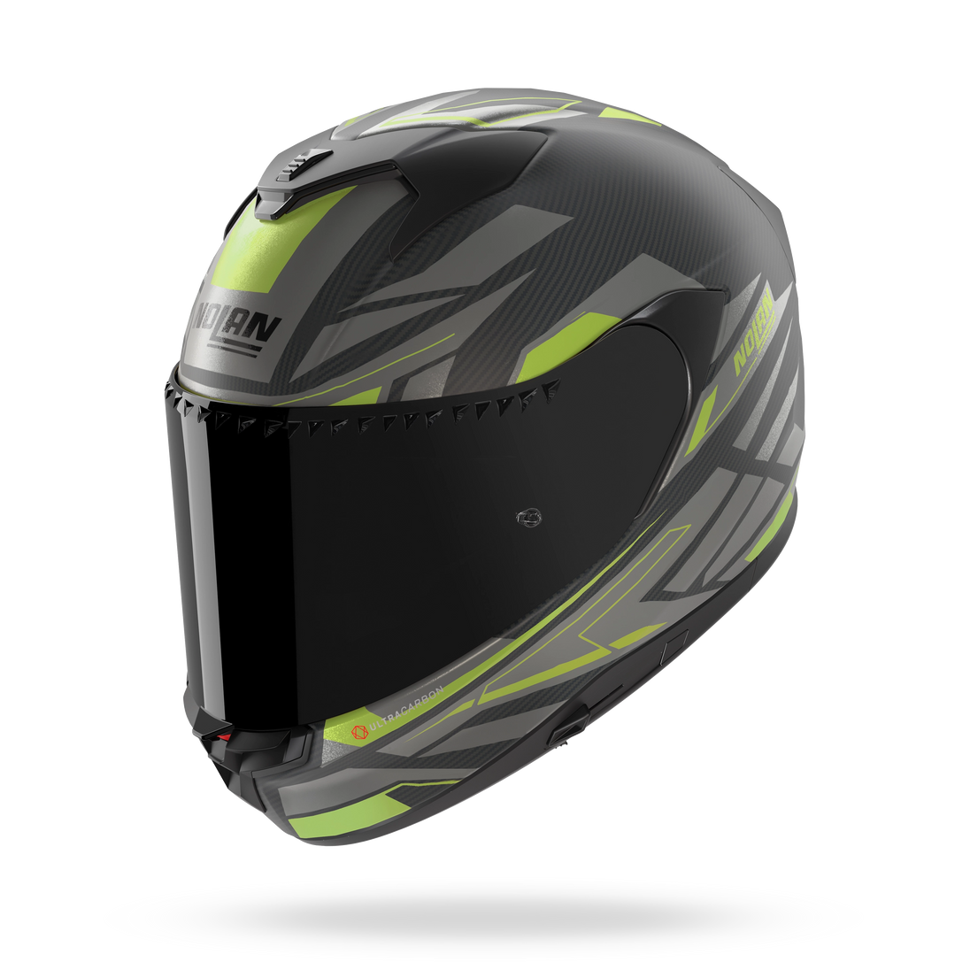 Nolan casco integrale X-904 ULTRA CARBON ROMBO Antracite / Verde impulso - XXS