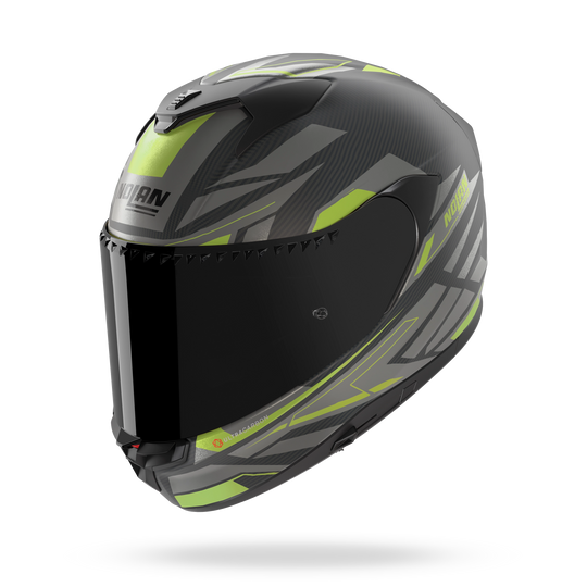Nolan casco integrale X-904 ULTRA CARBON ROMBO Antracite / Verde impulso - XXS