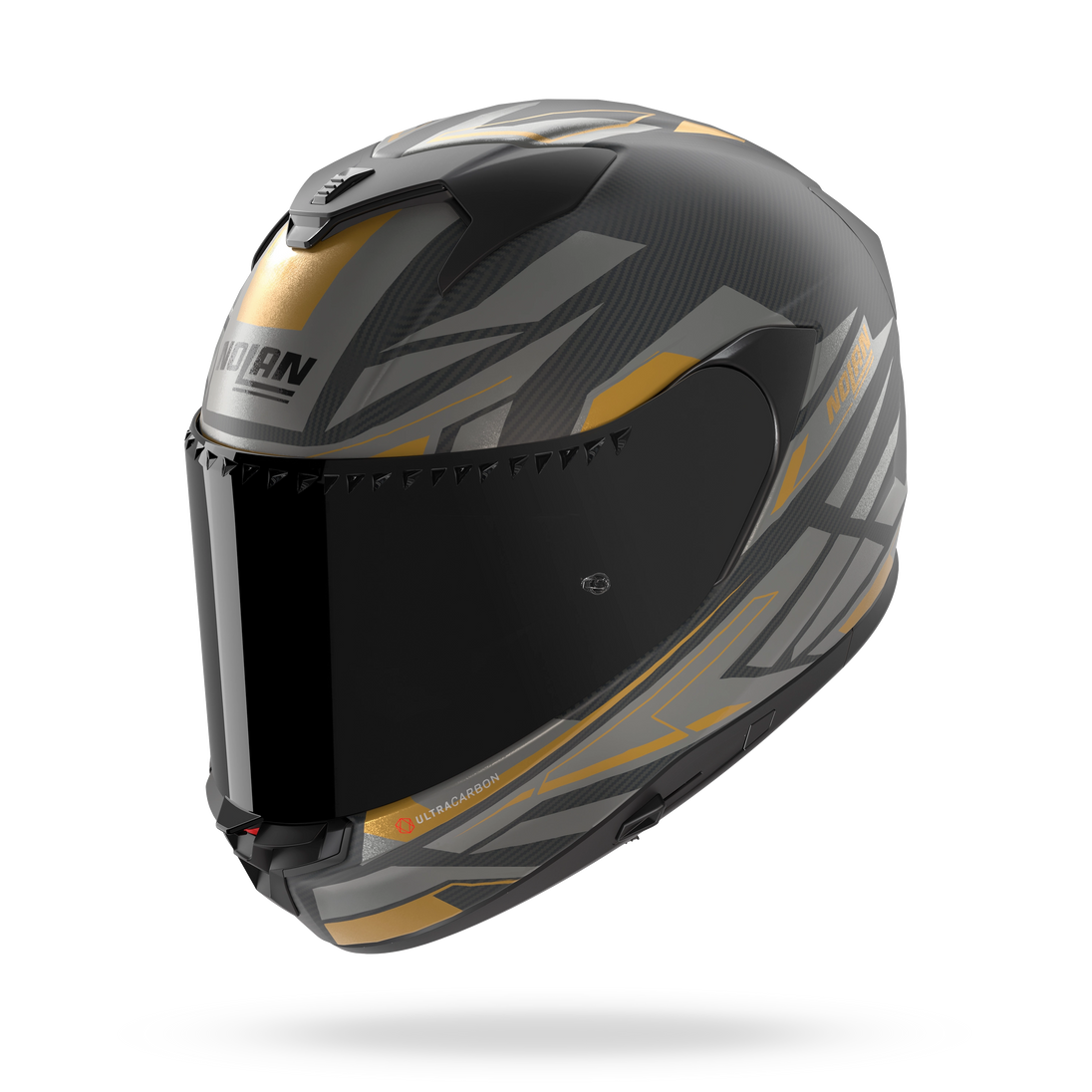 Nolan casco integrale X-904 ULTRA CARBON ROMBO Antracite / Oro - XXS