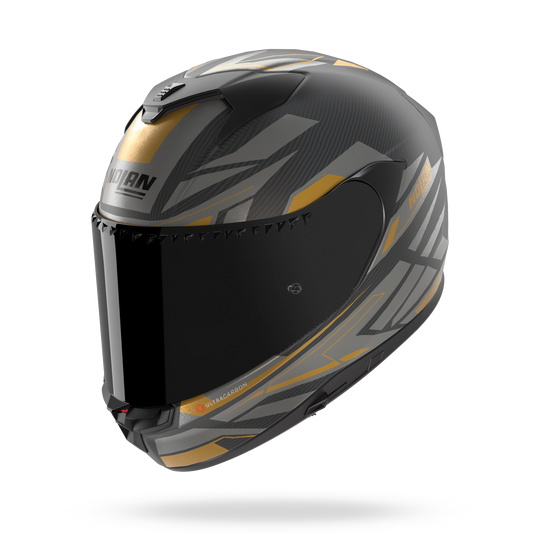 Nolan casco integrale X-904 ULTRA CARBON ROMBO Antracite / Oro - XXS