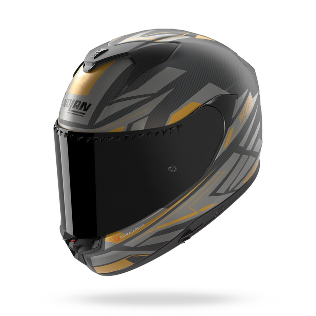 Nolan casco integrale X-904 ULTRA CARBON ROMBO Antracite / Oro - XXS