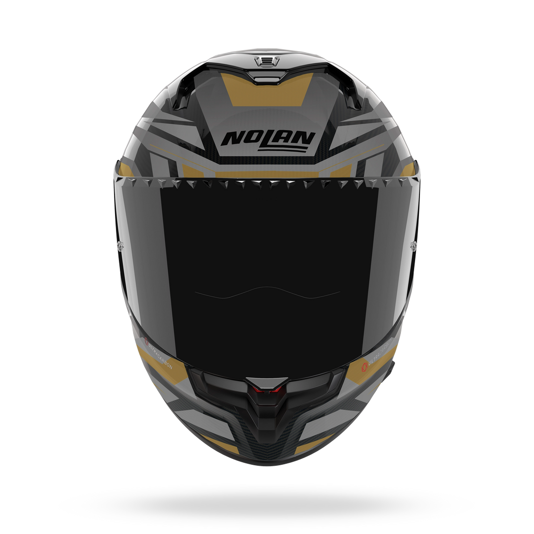 Nolan casco integrale X-904 ULTRA CARBON ROMBO Antracite / Oro - S