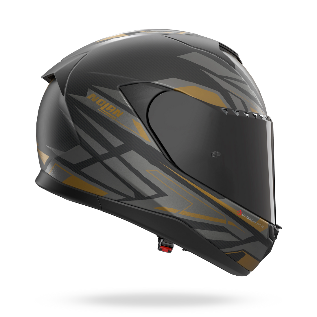Nolan casco integrale X-904 ULTRA CARBON ROMBO Antracite / Oro - L