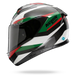 Nolan casco integrale X-904 ULTRA CARBON CALIBRO QUIN Argento / Verde / Rosso