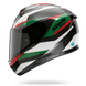 Nolan casco integrale X-904 ULTRA CARBON CALIBRO QUIN Argento / Verde / Rosso