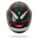Nolan casco integrale X-904 ULTRA CARBON CALIBRO QUIN Argento / Verde / Rosso