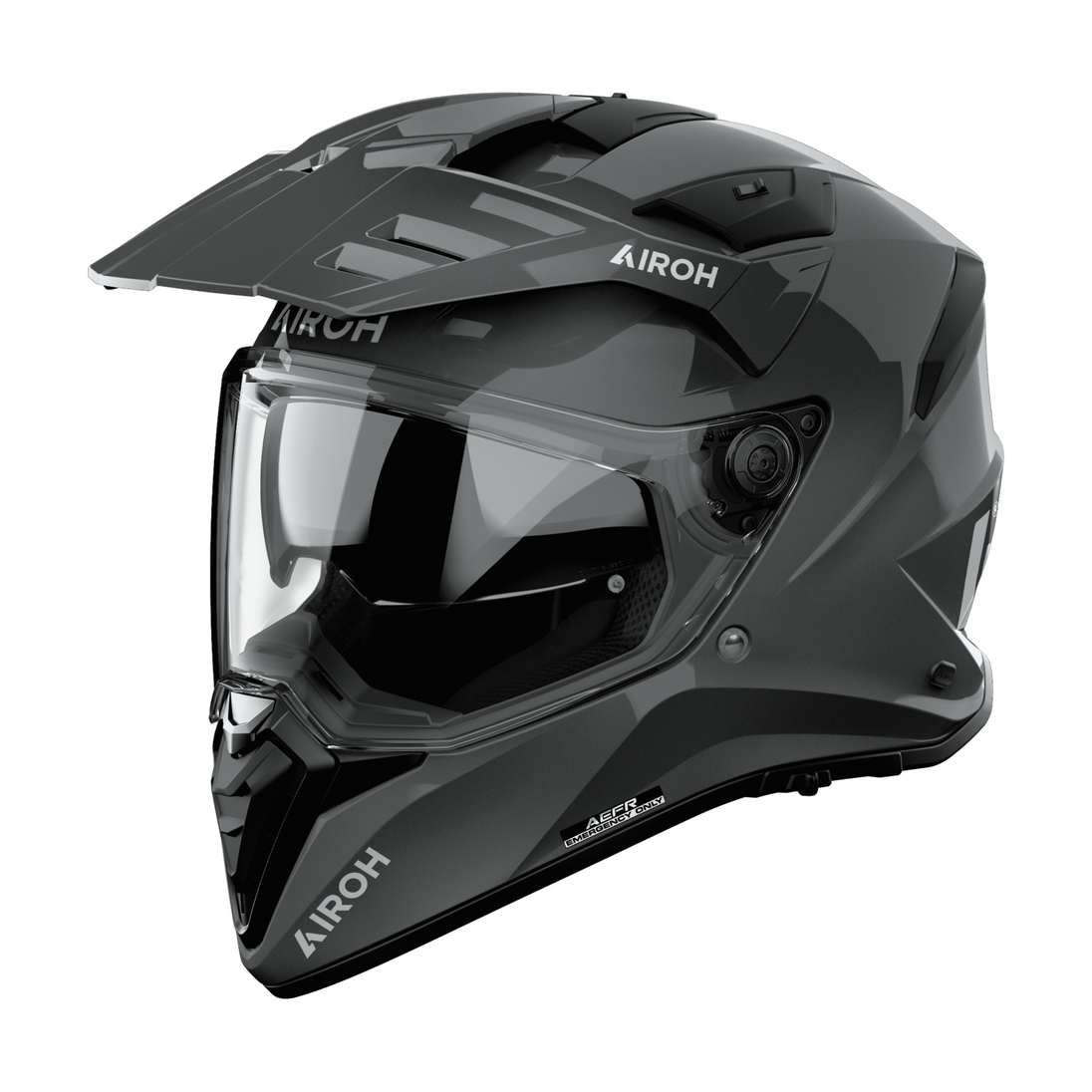 Airoh casco enduro BADX-X Color Dark Grey Gloss
