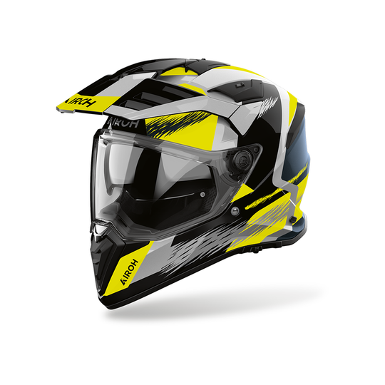 Airoh casco enduro BADX-X Airspeed Yellow Gloss