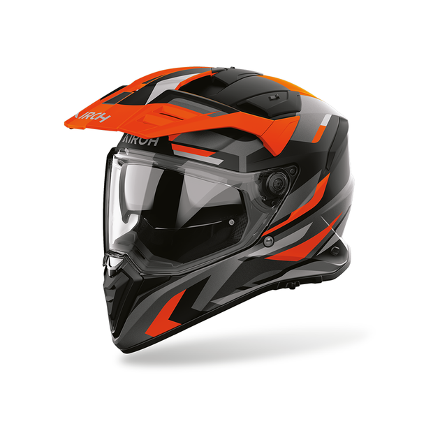Airoh casco enduro BADX-X Glitch Orange Matt