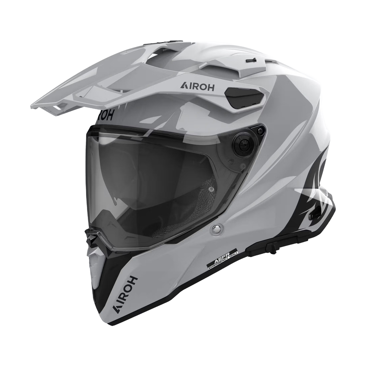 Airoh casco enduro Commander 2 Color Cement Grey Gloss