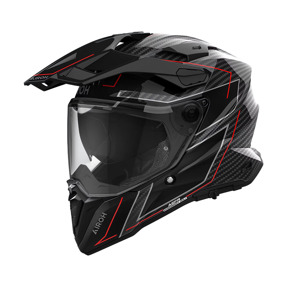 Airoh casco enduro Commander 2 Carbon Stylish Gloss