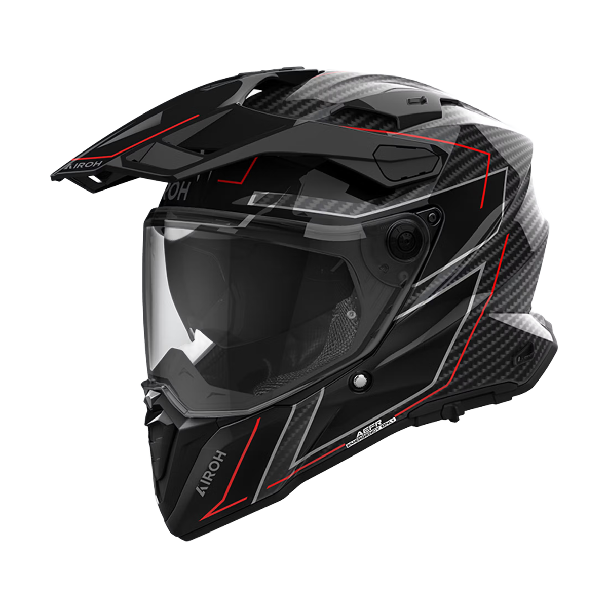 Airoh casco enduro Commander 2 Carbon Stylish Gloss