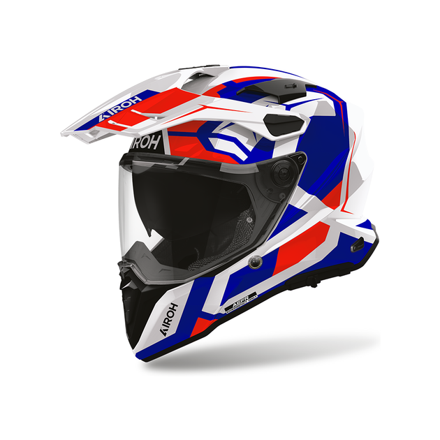 Airoh casco enduro Commander 2 Polar Blue/Red Gloss