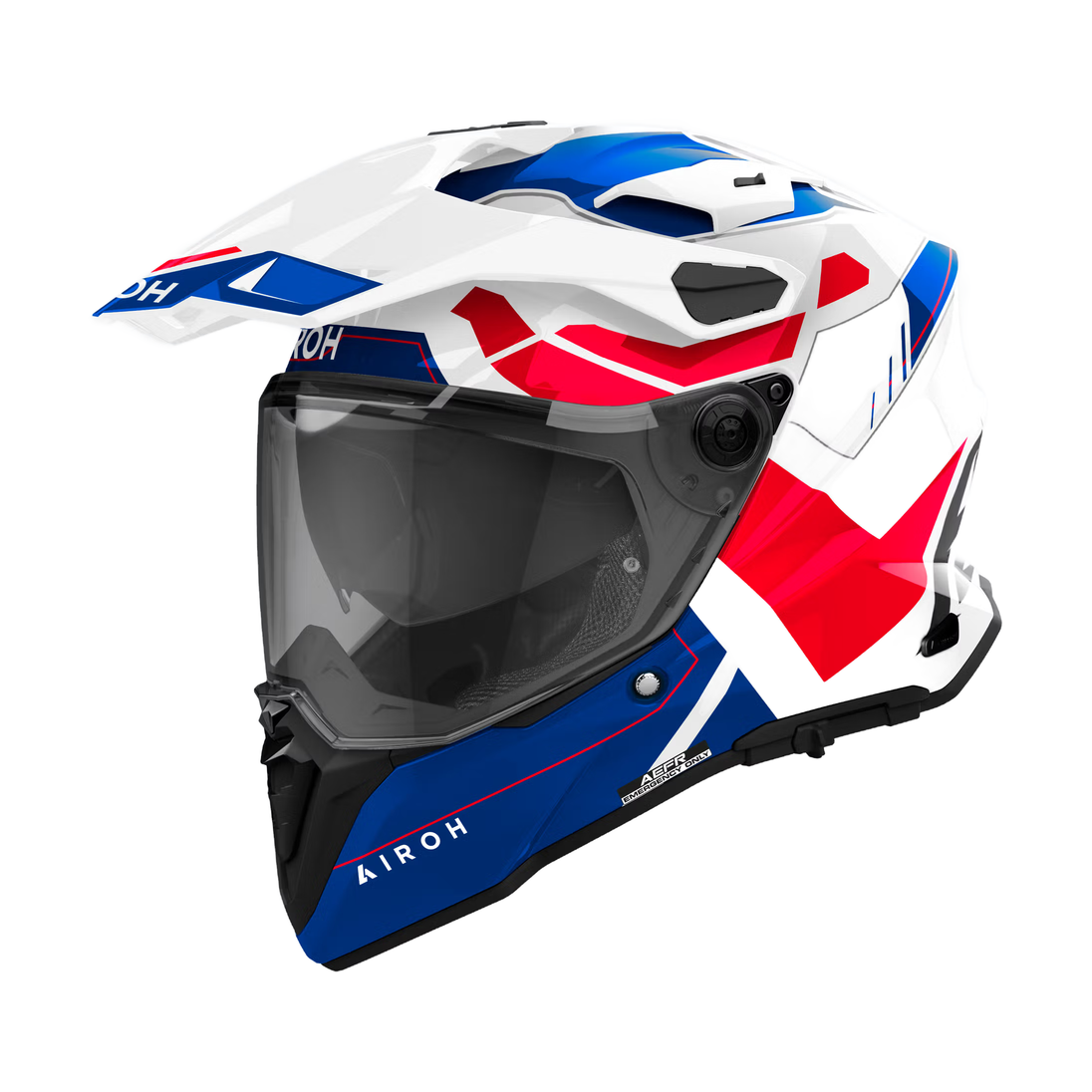 Airoh casco enduro Commander 2 Reveal Blue/Red Gloss