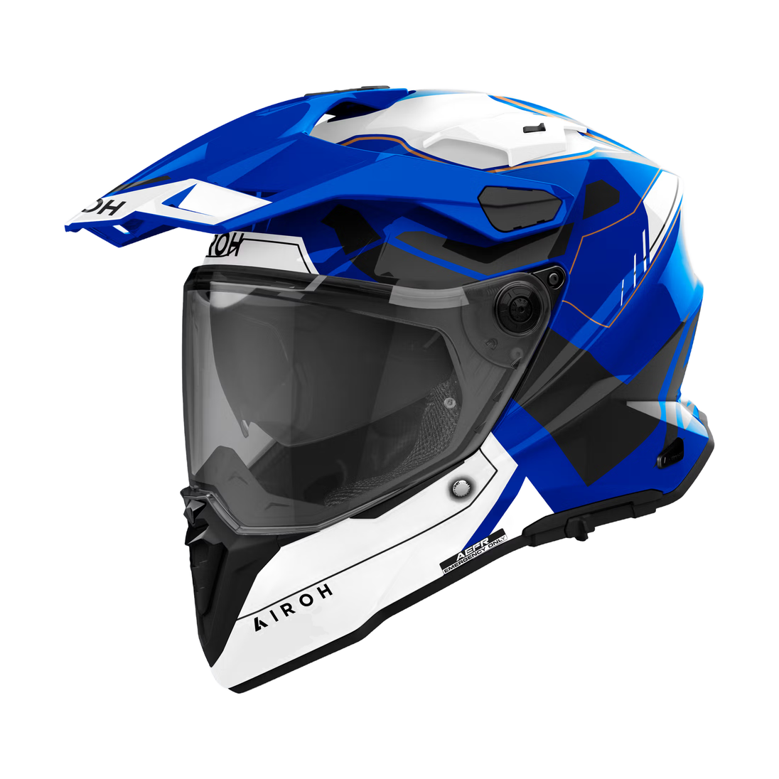 Airoh casco enduro Commander 2 Reveal Blue Gloss