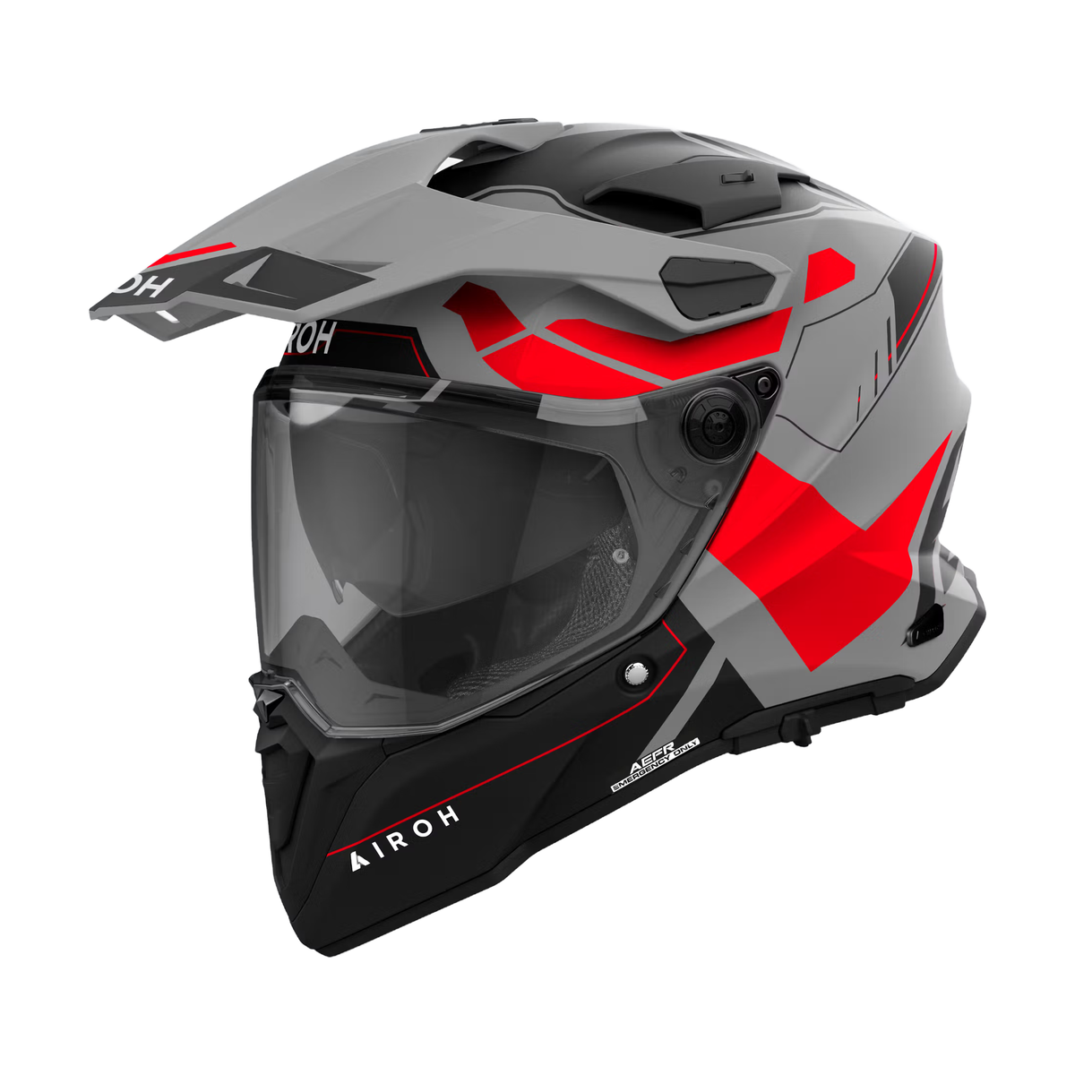 Airoh casco enduro Commander 2 Reveal Red Fluo Matt