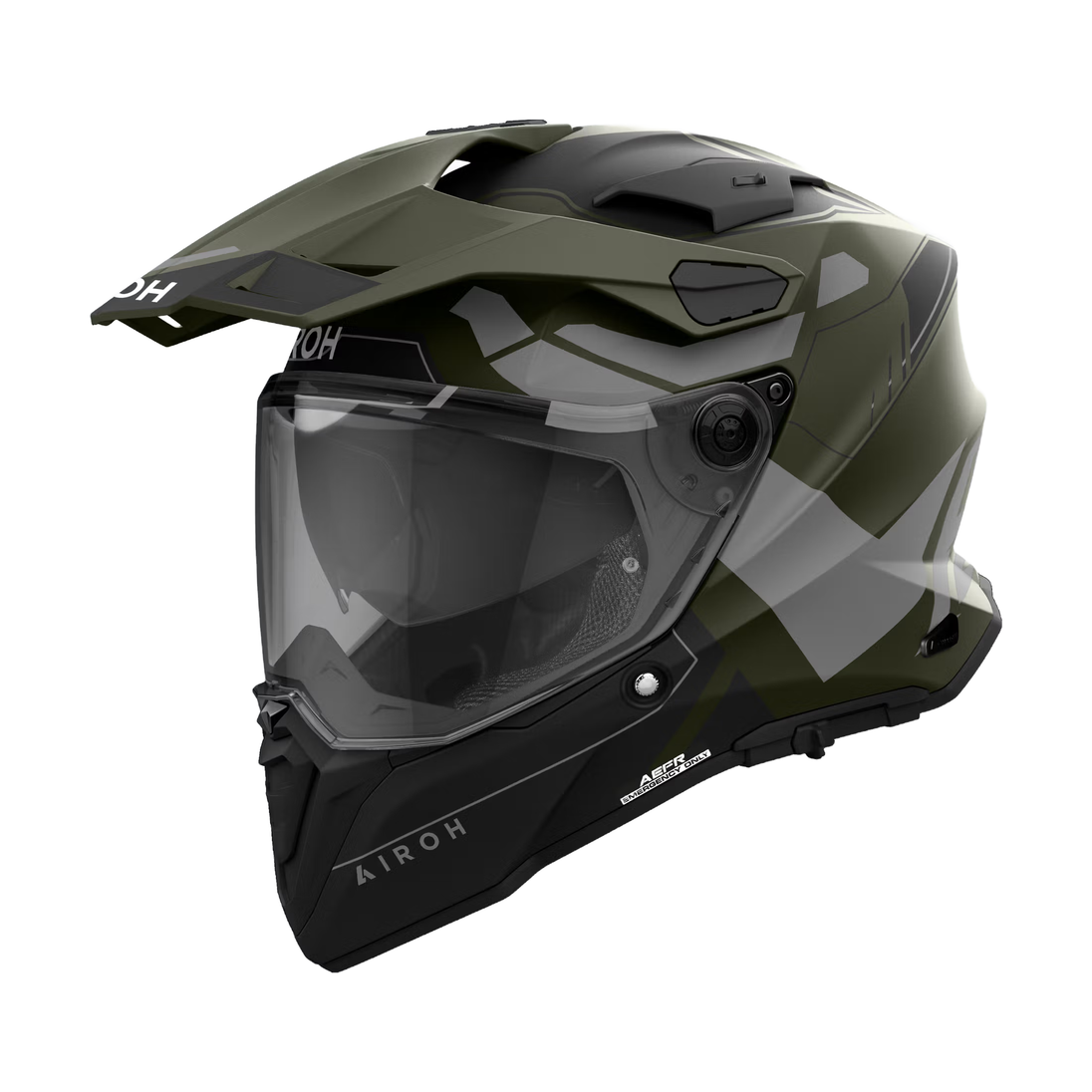 Airoh casco enduro Commander 2 Reveal Military Green
