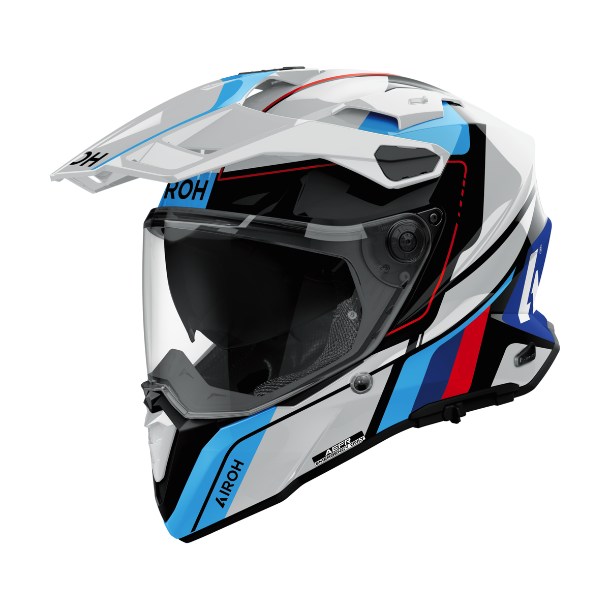 Airoh casco enduro Commander 2 Skip White/Red Gloss