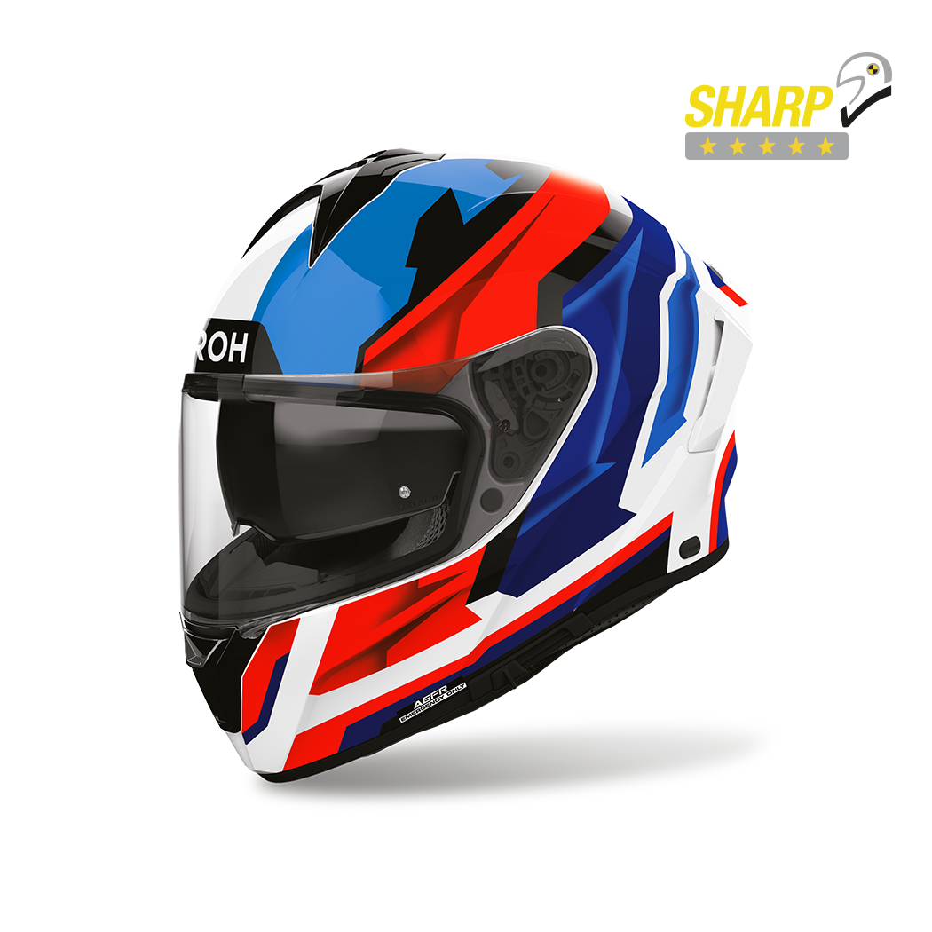 Casco Airoh SPARK 2 BLADE BLUE/RED GLOSS