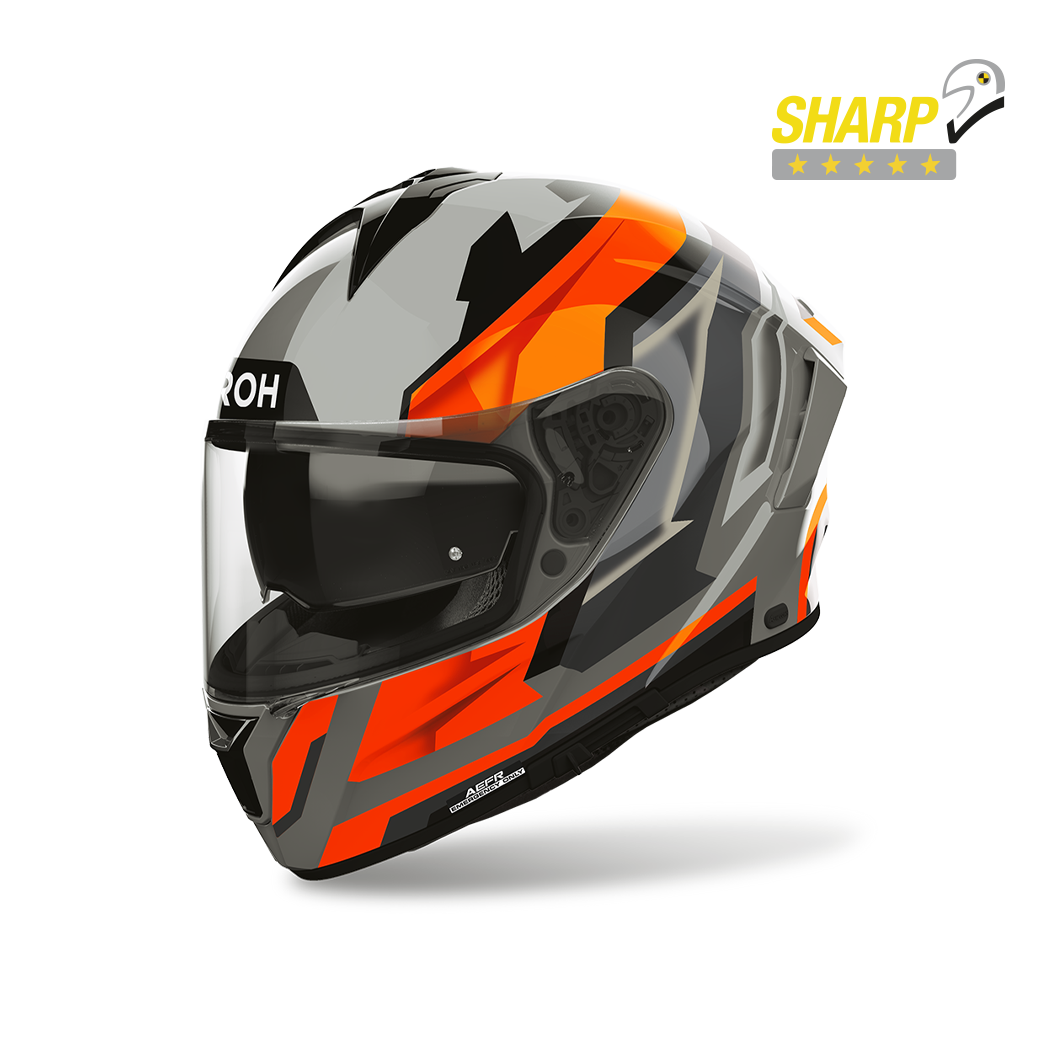 Casco Airoh SPARK 2 BLADE ORANGE FLUO GLOSS