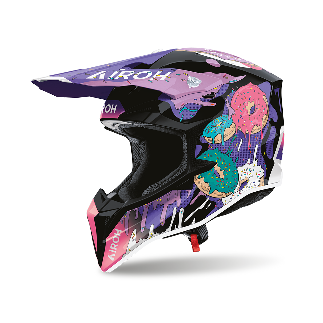 Casco Airoh WRAAAP DONUTS GLOSS