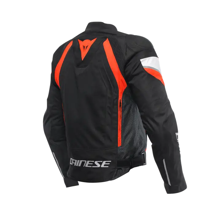 Giacca moto Dainese AVRO 5 Nero Rosso fluo Bianco