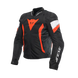 Giacca moto Dainese AVRO 5 Nero Rosso fluo Bianco