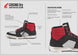 Forma scarpe moto GROUND Dry Black/Black dettaglio
