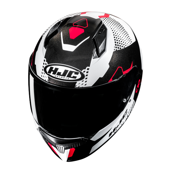 HJC C10 ASPA MC1 casco moto integrale + 2 visiere in omaggio - immagine 2