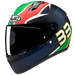 HJC C10 BB 33 MC21SF casco moto integrale + 2 visiere in omaggio - immagine 1
