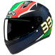 HJC C10 BB 33 MC21SF casco moto integrale + 2 visiere in omaggio - immagine 1