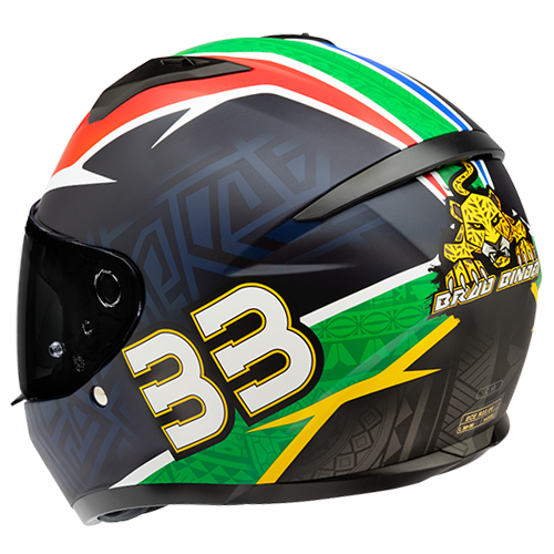 HJC C10 BB 33 MC21SF casco moto integrale + 2 visiere in omaggio - immagine 2