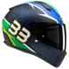 HJC C10 BB 33 MC21SF casco moto integrale + 2 visiere in omaggio - immagine 4