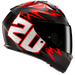 HJC C10 DIABLO MASK MC1 casco moto integrale + 2 visiere in omaggio - immagine 4