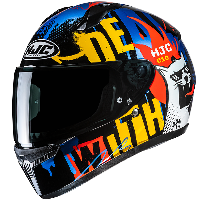 HJC C10 FOP MC23 casco moto integrale + 2 visiere in omaggio - immagine 1