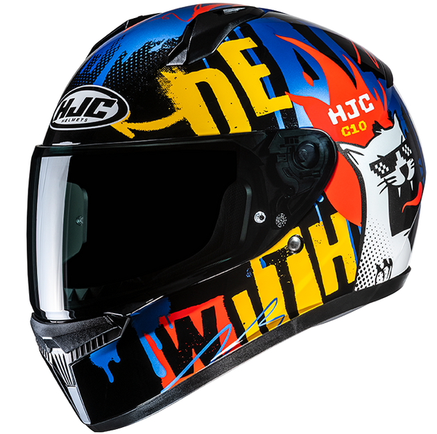 HJC C10 FOP MC23 casco moto integrale + 2 visiere in omaggio - immagine 1
