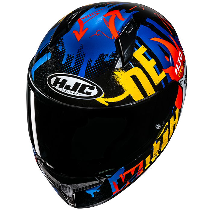 HJC C10 FOP MC23 casco moto integrale + 2 visiere in omaggio - immagine 2