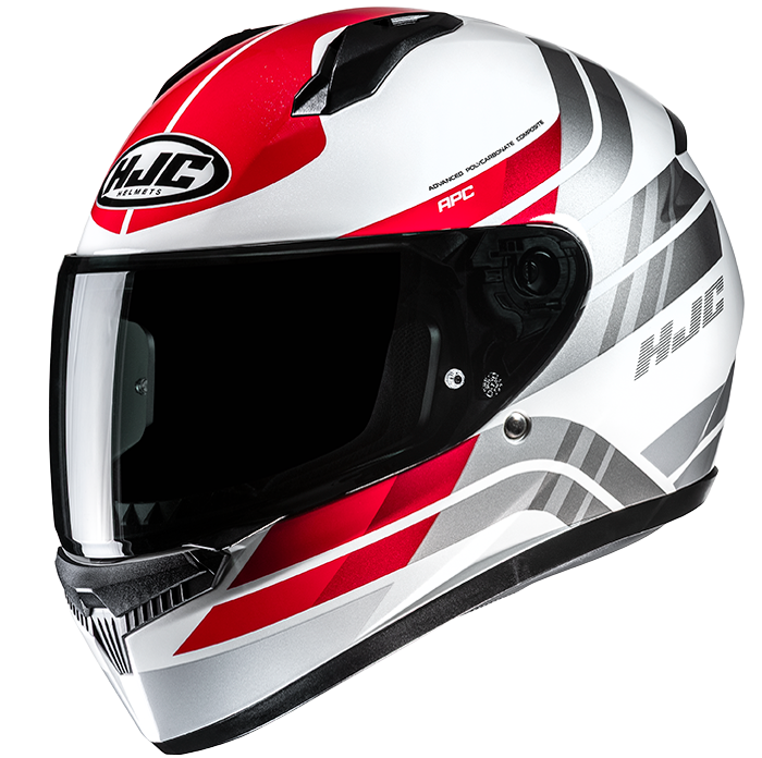 HJC C10 HIPER MC1 casco moto integrale + 2 visiere in omaggio - immagine 1