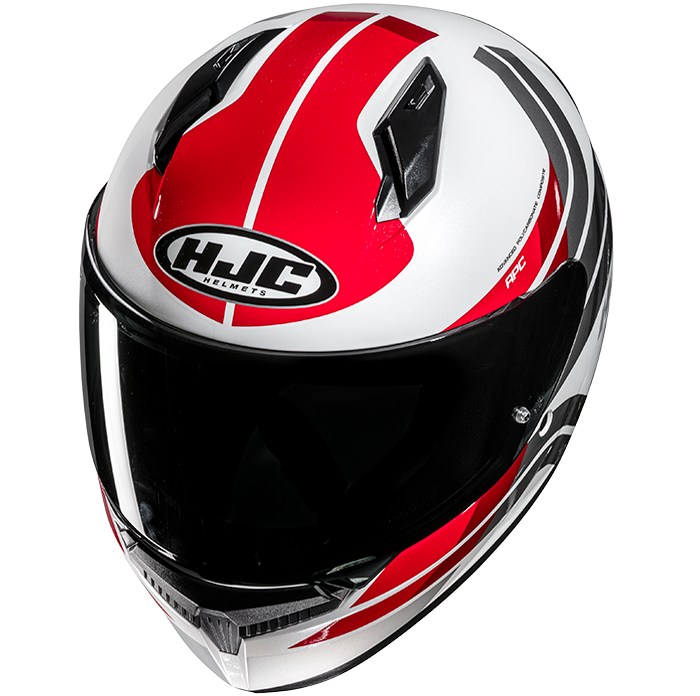 HJC C10 HIPER MC1 casco moto integrale + 2 visiere in omaggio - immagine 2